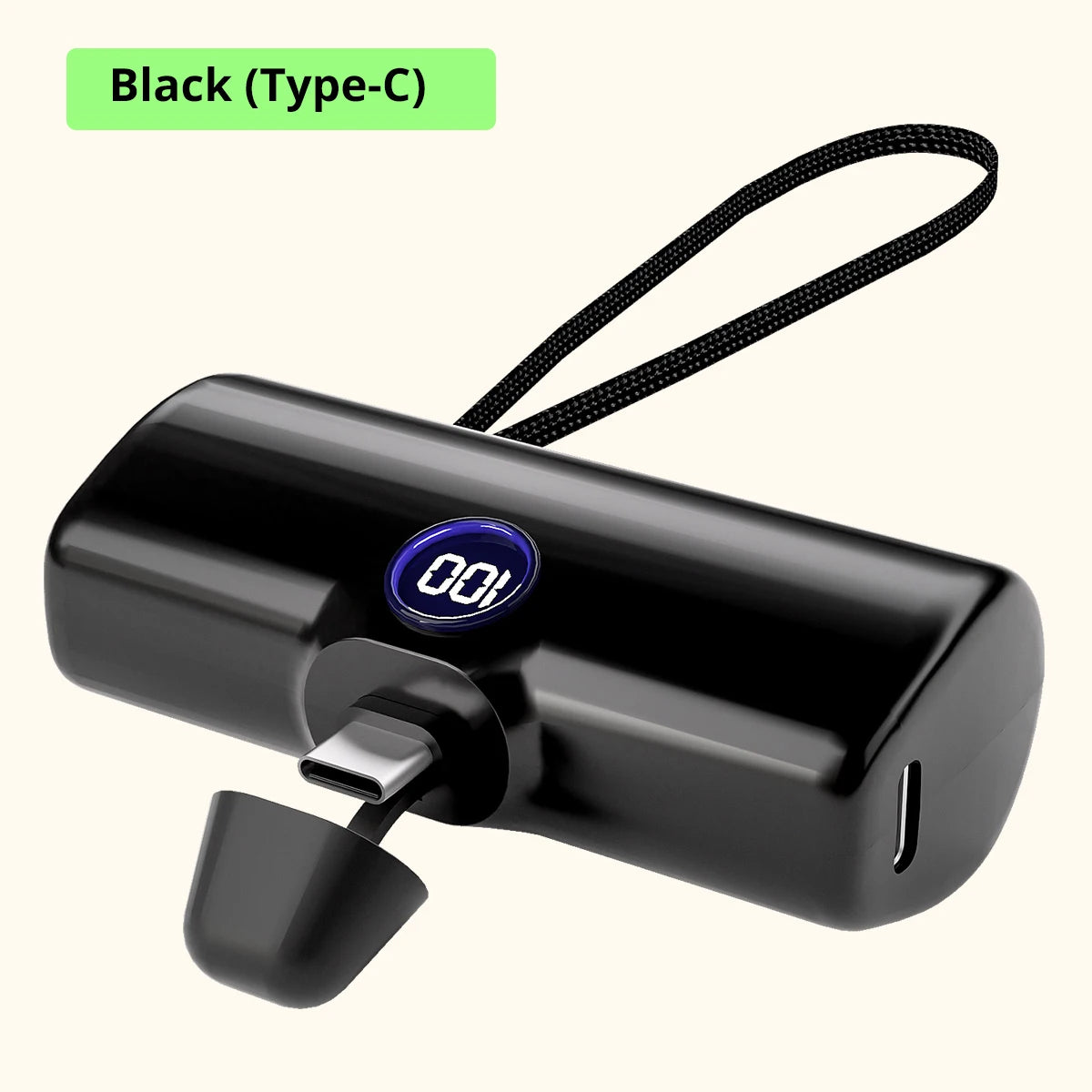 Portable Charger Power Bank Fast Charging for Iphone Samsung Xiaomi Honor Built-In Cable Type C Lightning External Battery