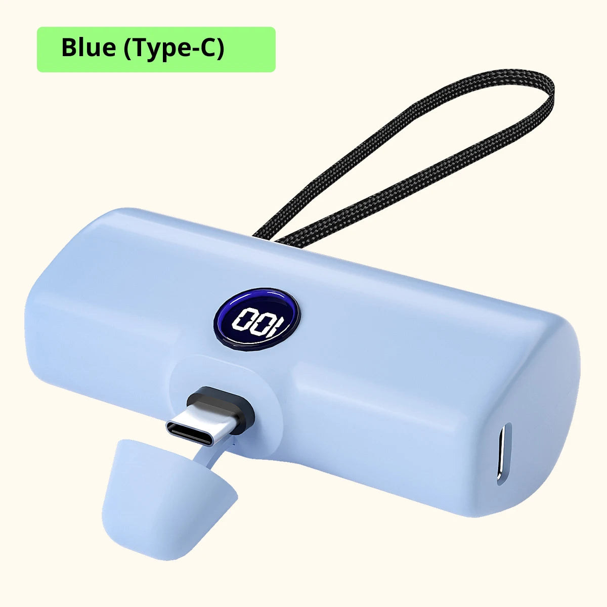 Portable Charger Power Bank Fast Charging for Iphone Samsung Xiaomi Honor Built-In Cable Type C Lightning External Battery
