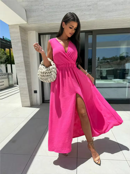 Elegant Midi Dress – Classic Fit